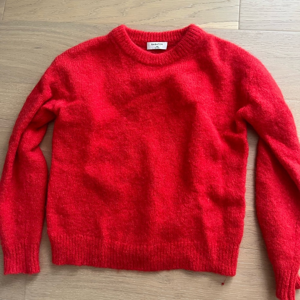 Babaton red sweater in perfect condition